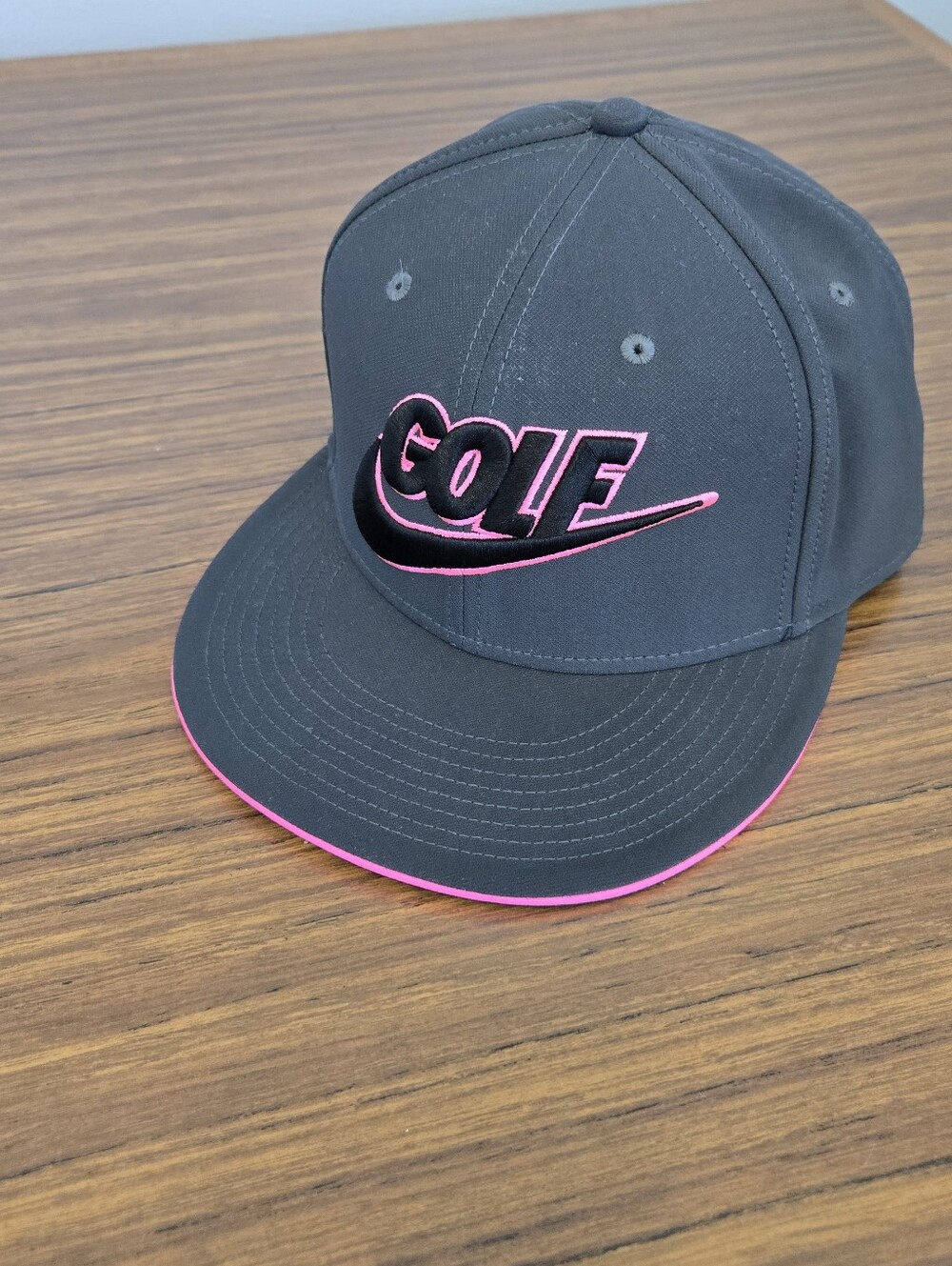 Nike Golf Mens Womens Hat OS Black Pink Raised Embroidery Outdoors Unisex